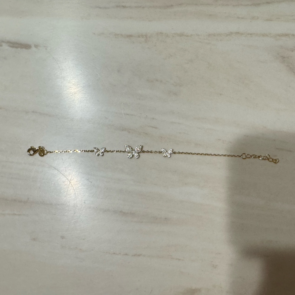 Adina Eden Gold Butterfly Bracelet - Picture 4 of 5